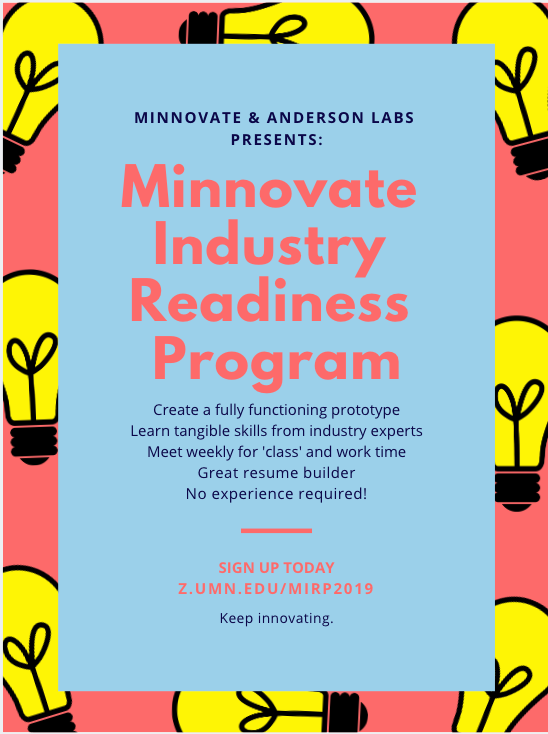 Minnovate Industry Readiness Flyer